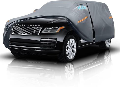 غطاء سيارة SUV كبير لسيارة Land Rover Range Rover (2014-2021) مقاوم للماء بنسبة 100% في جميع الأحوال الجوية، أغطية خارجية كاملة شديدة التحمل للمطر والشمس والرياح من الأشعة فوق البنفسجية. in Kuwait