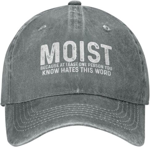 Moist Because at Least One Person You Know Hates This Word Hat for Women Baseball Caps Fashionable Hats in Kuwait