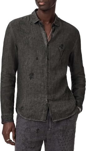 John Varvatos Men's Luca Shirt in Saudi Arabia
