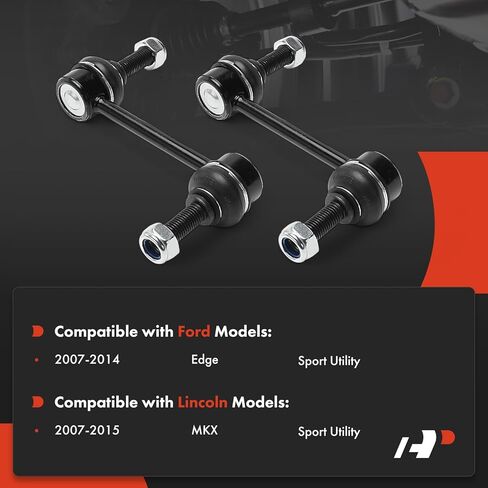 A-Premium 2 x Front Sway Bar Links Stabilizer Bar Links, Compatible with Ford Edge 2007-2014 & Lincoln MKX 2007-2015, Sport Utility in Saudi Arabia
