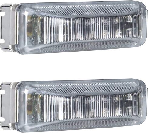 LONG HAUL RV LED Rectangle Marker Light | Clear/Red | 4" x 1" | Stop Turn Tail Lights (4 Pack) in Saudi Arabia