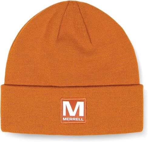 Merrell Patch Beanie, Classic Double-Layer Knit Hat with Cuff for Slopes & City Warmth in Saudi Arabia