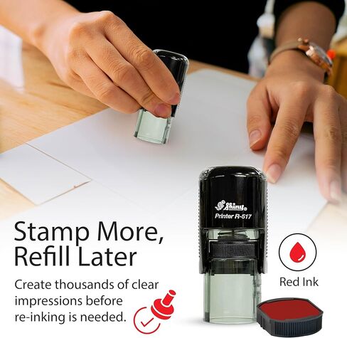 Shiny Laughing Teacher Stamp, Round Self Inking Stamp for Classroom, Red Ink in Saudi Arabia
