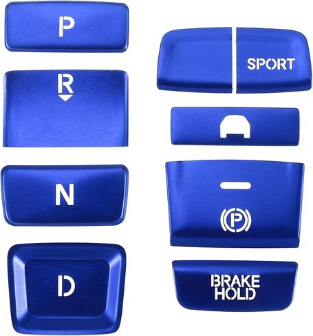 Gear Shift Switch Panel Electronic Handbrake Button Cover Trim for Honda Accord 2018-2022 Hybrid Version Silver Tone (Set of 9) in Kuwait