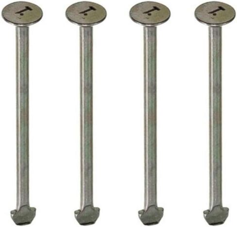 KarParts360 لبليموث فوييجر 1991 1992 1993 زنبرك الفرامل دبوس التثبيت | 4 قطع | مادة الصلب | أصفر in Saudi Arabia