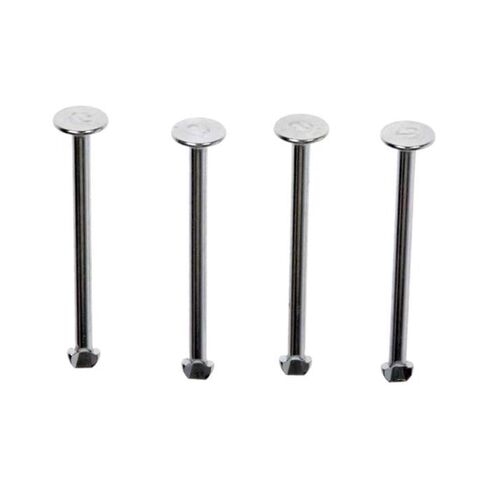 KarParts360 لفولكس واجن كابريوليه 1990 1991 1992 1993 زنبرك الفرامل دبوس التثبيت | 4 قطع | مادة الصلب | رمادي | قطر 0.127 بوصة | نهاية ذات حواف in Saudi Arabia