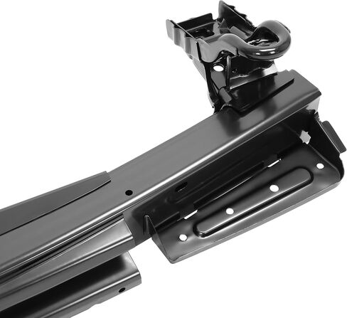 ECOTRIC Rear Bumper Reinforcement Compatible with 2006-2008 Honda Ridgeline Replacement for 71530-SJC-A00ZZ HO1106167 Bumper Face Bar Steel Electrophoresis Black in Saudi Arabia