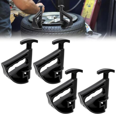 4 Pcs Tire Changer Center Rim Depressor Tool Nylon Tire Bead Clamp Drop Center Tool Tire Changer Wheel Changing Helper Compatible with Most Wheel in Kuwait