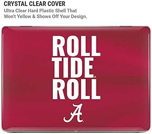 حافظة سكينيت + غلاف متوافق مع ماك بوك برو 15 بوصة (2016-19) - تصميم ألاباما رول تايد رول المرخص رسميًا in Kuwait