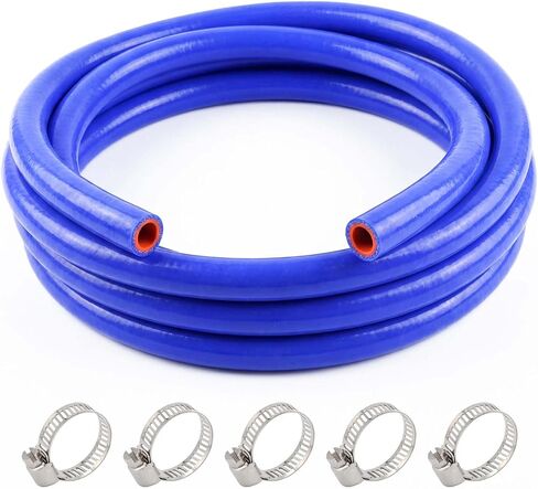 5/8" Blue Silicone Heater Hose - 10 Ft Length, Flexible & Durable in Kuwait