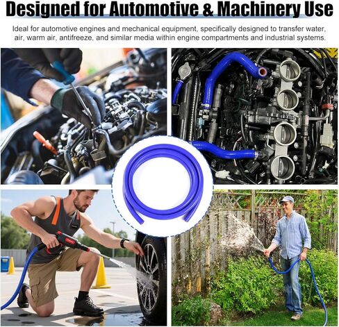 5/8" Blue Silicone Heater Hose - 10 Ft Length, Flexible & Durable in Kuwait