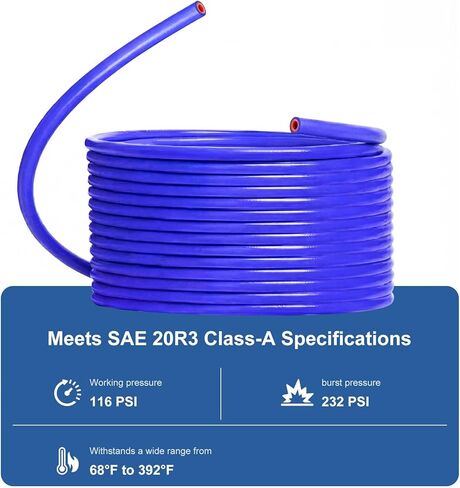 5/8" Blue Silicone Heater Hose - 10 Ft Length, Flexible & Durable in Kuwait