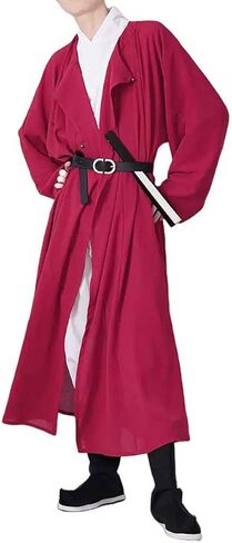 Men's Traditional Hanfu Costume Straight Sleeve Round Neck Robe Song Dynasty Chinese Hanfu in Saudi Arabia