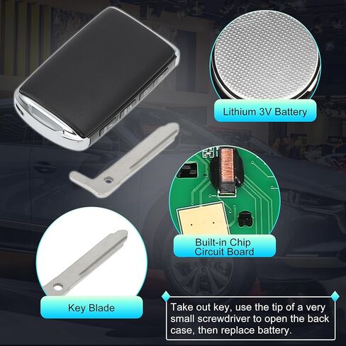 X AUTOHAUX WAZSKE11D01 315Mhz Replacement Keyless Entry Remote Smart Key Fob for Mazda CX-30 CX-50 2020 2021 2022 2023 for Mazda CX-90 2024 DGY2-67-5DY 6A Chip 4 Buttons in Saudi Arabia