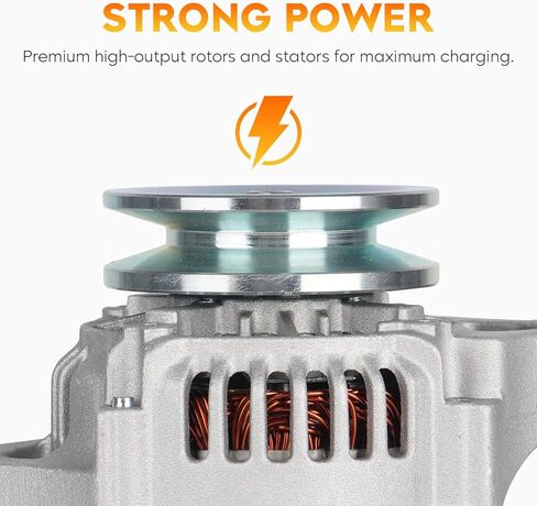 New Alternator for Toyota 5FD-10, 5FD-14, 5FD-15, 5FDL-10, 5FDL-14, 5FDL-15 1986 1987 1988 1989, 400-52062, 28162, 8162, 8172, 12180-SE, AND0525 in Saudi Arabia