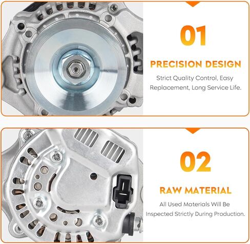New Alternator for Toyota 5FD-10, 5FD-14, 5FD-15, 5FDL-10, 5FDL-14, 5FDL-15 1986 1987 1988 1989, 400-52062, 28162, 8162, 8172, 12180-SE, AND0525 in Saudi Arabia