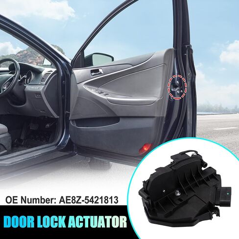 X AUTOHAUX الجبهة اليسرى سائق الجانب مزلاج قفل الباب المحرك المحرك لفورد حافة فييستا فيوجن الهروب التركيز لينكولن MKX MKZ AE8Z-5421813-D BE8Z-5421813-B in Saudi Arabia