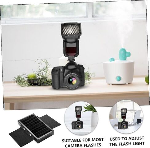 Camera Accessories 3pcs Case Accessories Umbrella Softbox Reflector Photography Honeycomb Grid Honeycomb Grid for Metal Shell Black LED Lighting Control Grid Spot Filter in Saudi Arabia