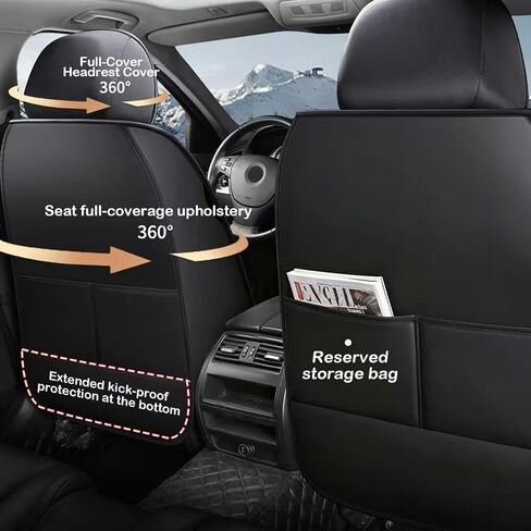 أغطية مقاعد السيارة لسيارة Nissan Rogue 2014-2026 الفاخرة المقاومة للماء من جلد نابا مجموعة كاملة من أغطية المقاعد، واقيات مقاعد رياضية مخصصة مضادة للانزلاق مع وسادة هوائية جانبية متوافقة (بيج) in Kuwait