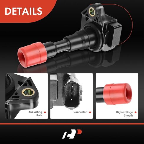 A-Premium Engine Ignition Coil Pack Compatible with Honda Insight 2000-2006 L3 1.0L Hatchback in Saudi Arabia