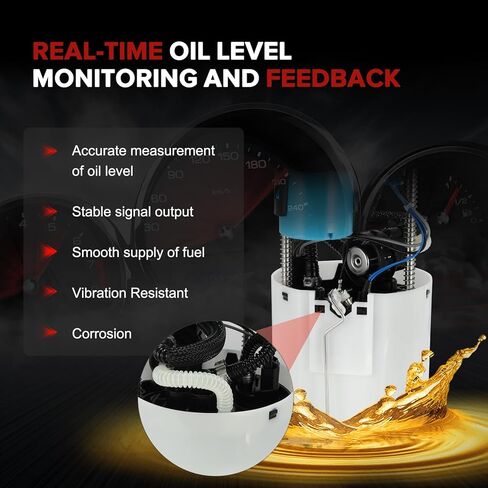 E3717M Electric Fuel Pump Module Assembly Compatible with Buick Terraza,Compatible with Chevrolet Uplander,for Pontiac Montana,for Saturn Relay 2005-2007 3.5L 3.9L V6 Replaces# P76234M FG0406 E3717M in Kuwait