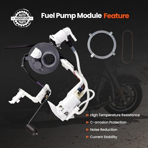 75069-08D Fuel Pump Assembly Compatible with Harley-Davidson Road King FLTRX 2008-2022, Street Glide FLTRX 2008-2022, Road Glide FLTRX 2013-2022, Freewheeler FLRT 2015-2022 Replaces# 6290808 6135608 in Kuwait