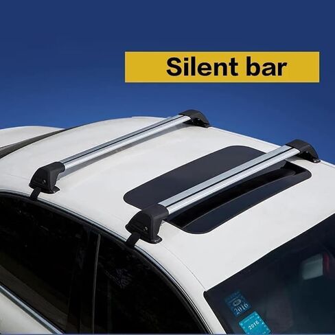 Car Roof Racks, for BMW i4 Gran Coupe 2022-2024 Anti Theft Anti Rust Cross Bar Cargo Travel Baggag Transportrack, Auto Accessories,B-Silver in Saudi Arabia