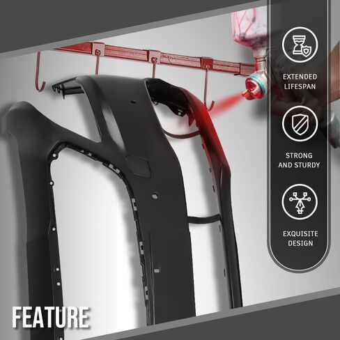 G-PLUS 5ft-7ft Adjustable Paint Stand Automotive Painting Rack 8 Hooks w/ 4 Swiveling Wheels Auto Body Stand for Painting Drying Rack Red in Saudi Arabia