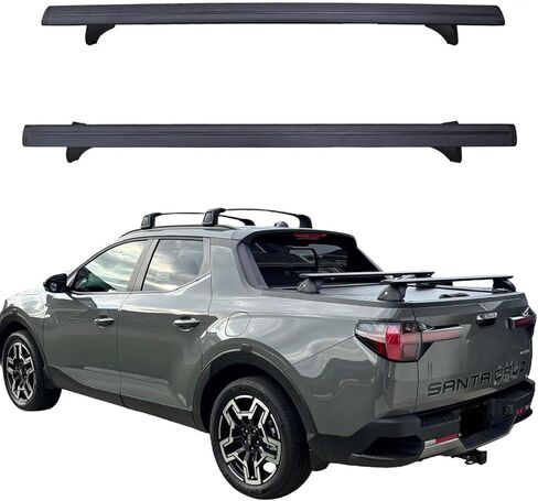 Roof Rack Cross Bars Compatible with Hyundai Santa Cruz, Load-Bearing Capacity 150LBS, Adjustable Roof Luggage Carrier Crossbars Suitable for Carrying Luggage/Kayaks/Bicycles/Canoes (2Pcs) in Kuwait