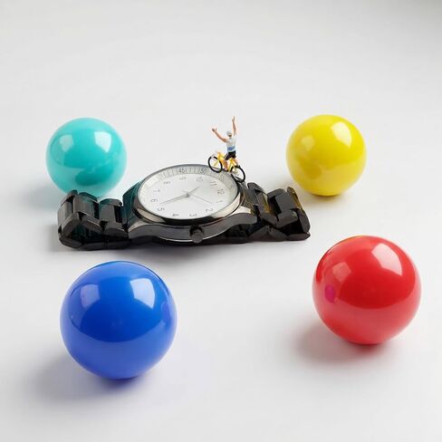 4 Pcs Watch Case Open Ball Set with 4 Needles Rubber Ball Remover Tool for Easy Opening and Closing Watch Backs Battery Change(Red, Yellow, Blue, Green) in Kuwait