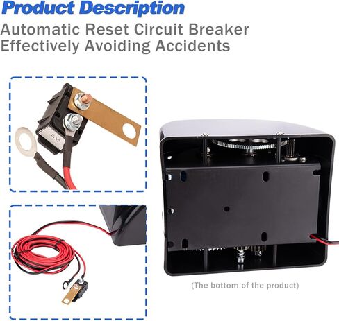 Electric Anchor Winch,Marine Anchor Winch 12V,Saltwater Boat Anchor Windlass Kit with Wireless Remote Control,Heavy Duty Towing Winches in Kuwait