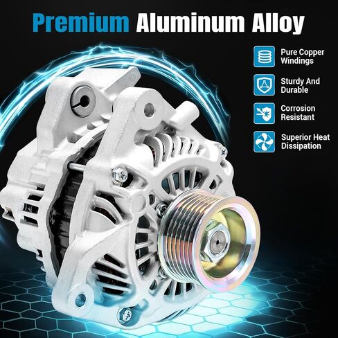 مولد 31100-RNA-A01 متوافق مع 2006 2007 2008 2011 Honda Civic 1.8L L4&2009 2010 Honda Civic 1.8L L4 (MFI)، رقم الاستبدال 11176، 11176N، 31100RNAA01RM، 31100RNAA012M2 in Saudi Arabia