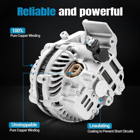 مولد 31100-RNA-A01 متوافق مع 2006 2007 2008 2011 Honda Civic 1.8L L4&2009 2010 Honda Civic 1.8L L4 (MFI)، رقم الاستبدال 11176، 11176N، 31100RNAA01RM، 31100RNAA012M2 in Saudi Arabia