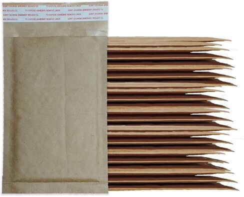 30#0 6x10 Kraft Natural Paper Padded Bubble Envelopes Mailers Case 6"x10" in Kuwait