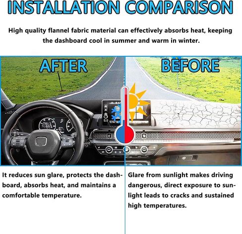 حصيرة غطاء داش لعام 2025 2026 تويوتا كامري غطاء لوحة القيادة حصيرة داش السجاد حامي مخصص مناسب مركز وحدة التحكم غطاء ظلة حامي كامري الملحقات وسادة لا وهج (أسود) in Kuwait