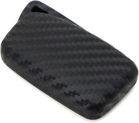 iJDMTOY Carbon Fiber Pattern Soft Silicone Key Fob Cover Case Compatible with Lexus is ES GS RC NX RX LX 200 250 350 2nd Gen Smart Key in Saudi Arabia