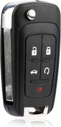 2X USARemote Keyless Entry Remote Key Fob لاستبدال 2010 2011 2012 2013 2014 2015 2016 2017 2018 2019 GM 5 أزرار فليب مفتاح PEPS القرب (OHT01060512، 13504199) in Saudi Arabia