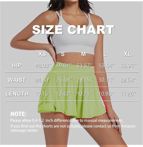 Athletic Running Shorts for Women High Waisted Flowy Shorts Butterfly Summer Gym Workout Golf Active Tennis Skorts in Saudi Arabia