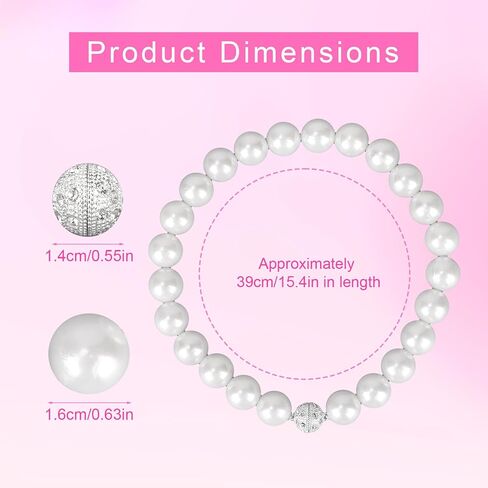 2 Pcs Pearl Curtain Ties, White Pearl Magnetic Tiebacks Bedroom Decorative Curtain Holders for Home Office Hotel Window Decoration in Saudi Arabia