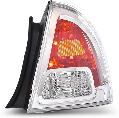 PIT66 Tail Light Rear Brake Lamp Right Side Compatible with Ford Fusion (submodel: S, SE, SEL) 2006-2009 Clear & Red Lens FO2819113C, 6E5Z13404B Rear Tail Lamp Lights Assembly in Saudi Arabia