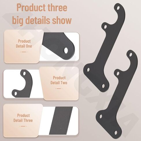 2 Pack Tail Light Brackets Compatible with Fo-rd F100 Pickup Truck 1954 1953 1956 1955, A Lights, Hot Rods, Custom, Street Rods, CustomFits Both Passenger & Driver Side, Black in Kuwait