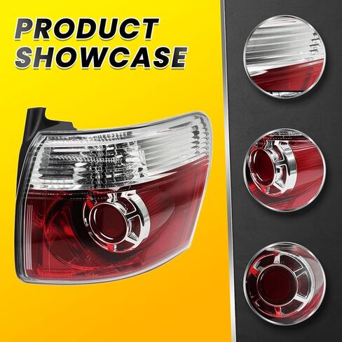 Right Tail Light Assembly w/Bulbs Compatible with 2007-2012 Acadia Passenger Side Rear Tail Lamp Brake Light GM2801216 20912756 in Kuwait