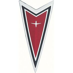 OER 499724 1977-1981 Pontiac Firebird Red Front End Crest Arrowhead Emblem in Kuwait