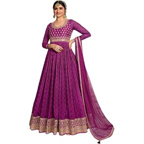 Designer Heavy Worked Sewn Salwar Kameez Suits Stitched Anarkali Gown Shalwar Dress in Kuwait