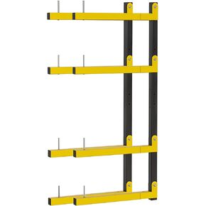 Lumber Storage Rack, [2024 Upgrade] Folding Lumber Rack Wall Mount, Heavy Duty Metal 8 Level-32 Inch Wood Storage Rack for Garage Storage Organization in Saudi Arabia