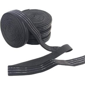 شريط مطاطي بمقبض مدعوم بالسيليكون، شريط مطاطي غير قابل للانزلاق - 5 ياردات لكل لفة (30 مم (FBA)) in Kuwait