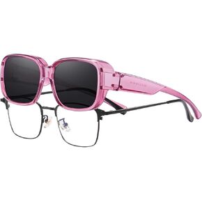 نظارات شمسية مستقطبة من HAOLOTA فوق نظارات نسائية ملفوفة حول الأشكال الصغيرة للقيادة والصيد وحماية من الأشعة فوق البنفسجية 400 in Kuwait