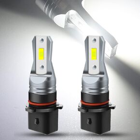 AC/DC 9-36V P13W LED لمبة الضباب البيضاء، 3800LM فائقة السطوع 2x45mil 5730 رقائق 12277 SH23W LED لمبات السيارات والشاحنات، غير قطبية.2-حزم. in Kuwait