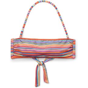 CALZEDONIA Woman's Bandeau Swimsuit Top Colorful Stripes in Kuwait