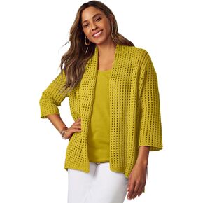 Jessica London Women's Plus Size Crochet Cardigan in Kuwait